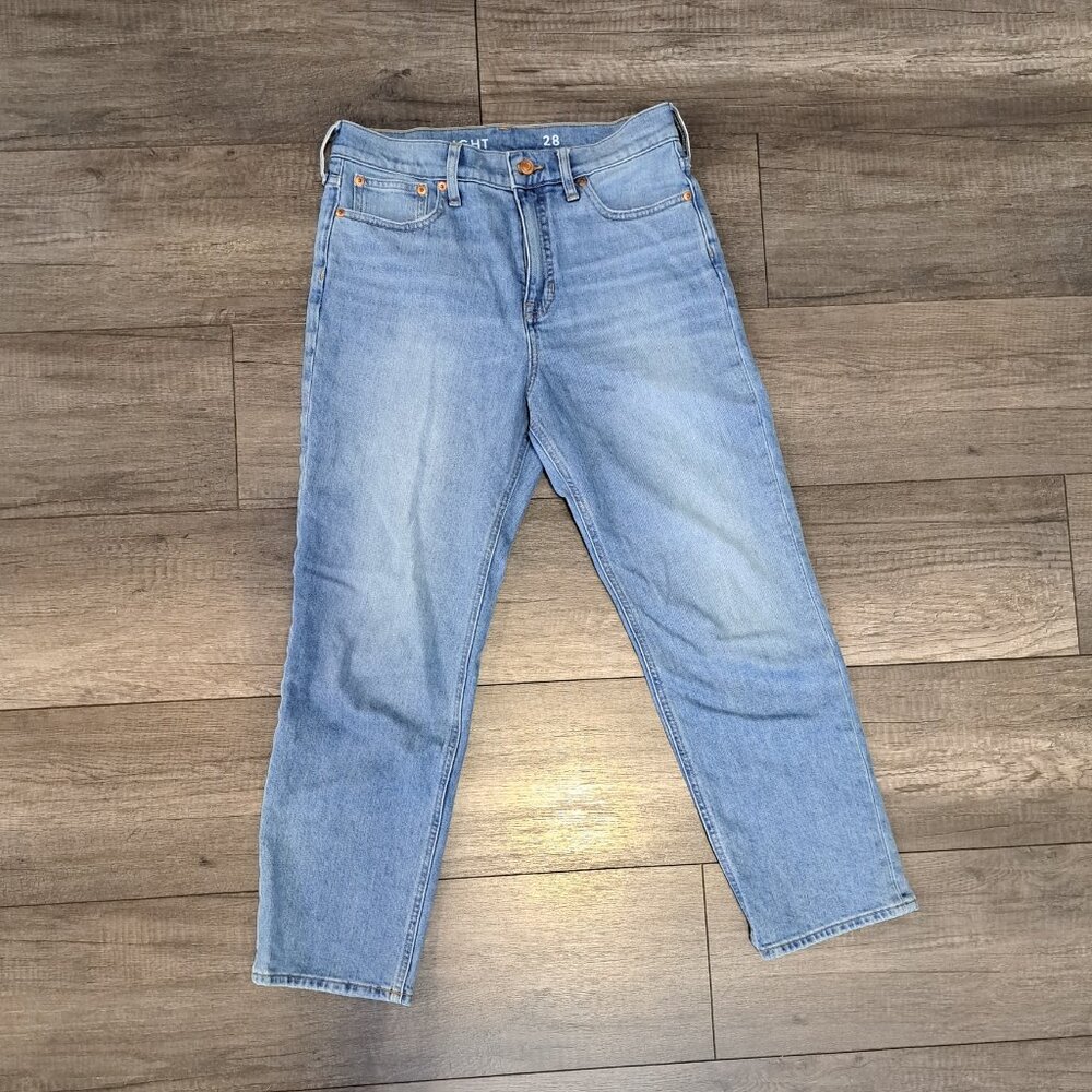 J.Crew High rise 90s classic straight jeans